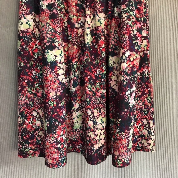 MODCLOTH floral faux wrap midi dress mimi romantic mod cloth medium flirty girly - Picture 10 of 16
